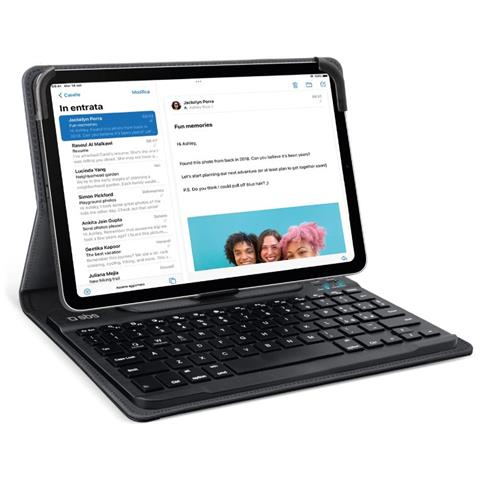 TABOOKUNIKEYBOARDV tastiera per dispositivo mobile QWERTY Inglese USB tipo-C Nero - Foto 1
