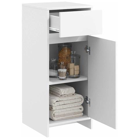Mobile da Bagno Bianco 35 x 36,5 x 85 cm Legno ingegnerizzato - Foto 2