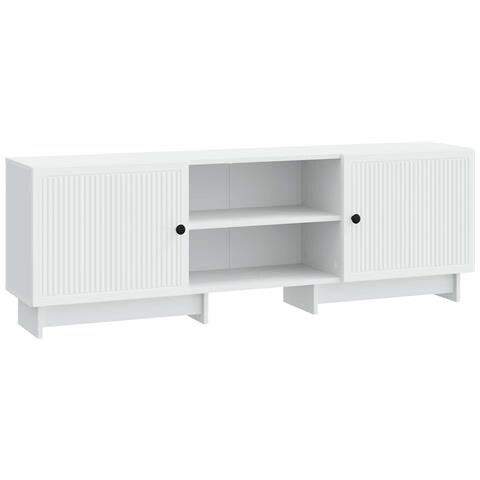 Mobile TV Bianco 150 x 31 x 50 cm Legno ingegnerizzato - Foto 1