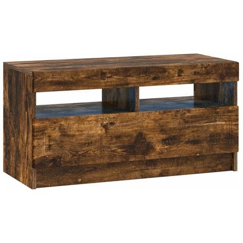 Mobile TV LED Rovere Fumo Legno ingegnerizzato - Foto 1
