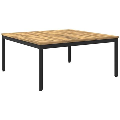 Tavolino da salotto Bianco e Nero 100 x 100,5 x 45 cm - Foto 1