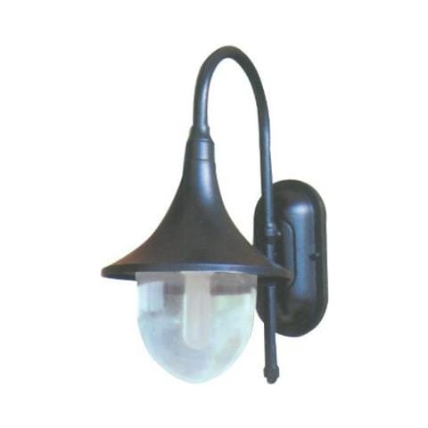 Lanterna per Esterni in Alluminio 100 W Colore Nero 2 Pezzi - Foto 3