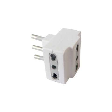 Adattatore Triplo Bianco 16a - Foto 2