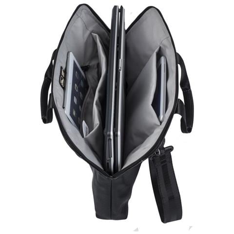 Borsa Notebook fino a 15.6" in Pelle - Nero - Foto 8