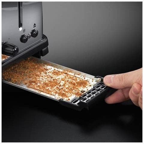 Tostapane 23310-57 a 2 Fette Potenza 1200 W Colore Nero / Acciaio Inox - Foto 2