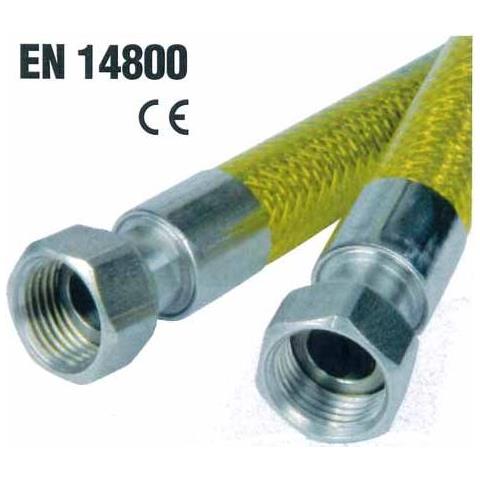 Tubo Flessibile Omologato Per Gas Domestici Cm 200 Ff 1/2"" - 02444 - Foto 1