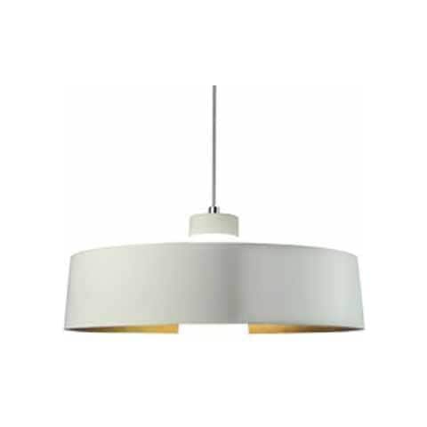 Lampadario Moderno Pendente 1mt Diffusore Acrilico E Piastra Led Smd 7w 3000k 120° 400lm White Metal Ø340mm Vt-7666 - Sku 3939 - Foto 2