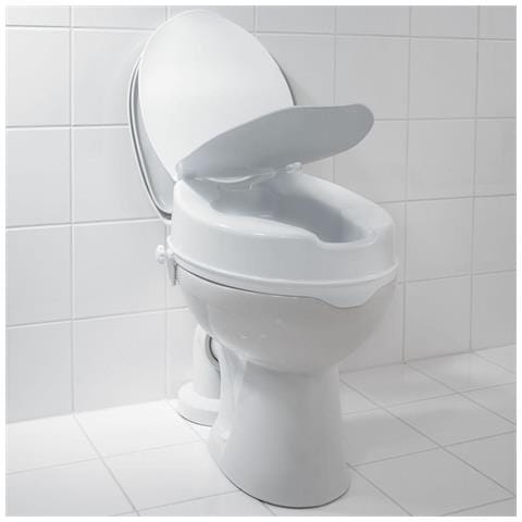 Tavoletta per WC con Coperchio Bianco 150 kg A0071001 - Foto 2