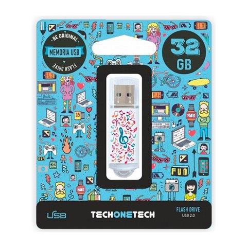 Tech One Tech Pendrive 32gb Music Dream - Foto 1