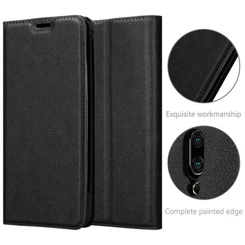 Cadorabo Custodia Compatibile Con Meizu 16s In Nero Di Notte - Coperchio Protettiva Con Chiusura Magnetica, Funzione Stand E Tasca Per Le Carte - Foto 2