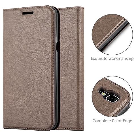Custodia Compatibile Con Lg X Power In Bruno Caffè - Coperchio Protettiva Con Chiusura Magnetica, Funzione Stand E Tasca Per Le Carte - Foto 2