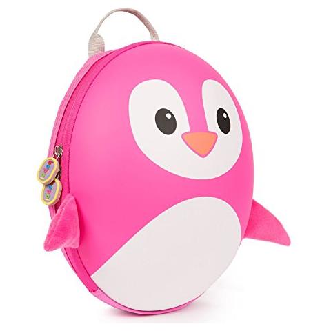Boppi Tiny Trekker Zaino Da Viaggio Per Bambini - Zaino 4 Litri - Pinguino Rosa - Foto 2