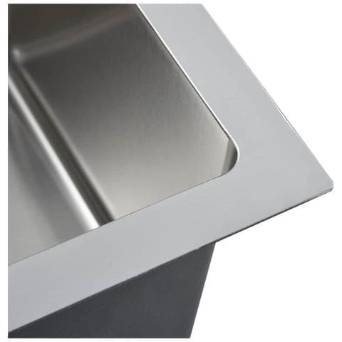 Lavello Da Cucina Lavorato A Mano Con Filtro In Acciaio Inox - Foto 7
