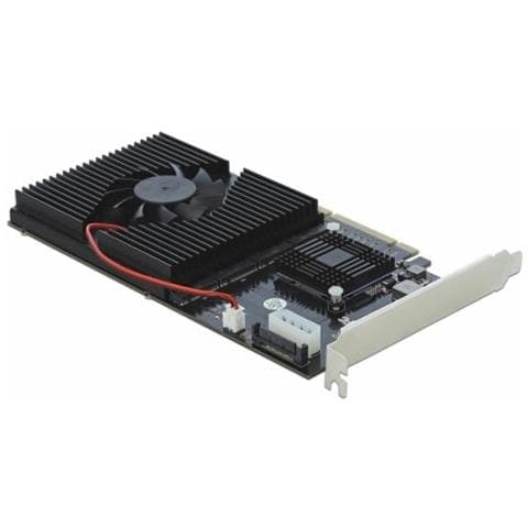 Pci Express X8 / x16 Card > 4 X Internal Nvme M. 2 Key M - Speicher-controller - M. 2 - M. 2 Card - Pcie 3.0 X16 (90409)  - Foto 1