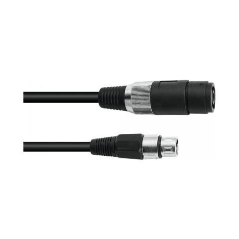 Adaptercable Speaker (f) / xlr (f) 1m Bk - Foto 1