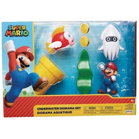 Nintendo - Super Mario - 6 Cm Underwater Diorama Set (400164) (400164)  - Foto 1