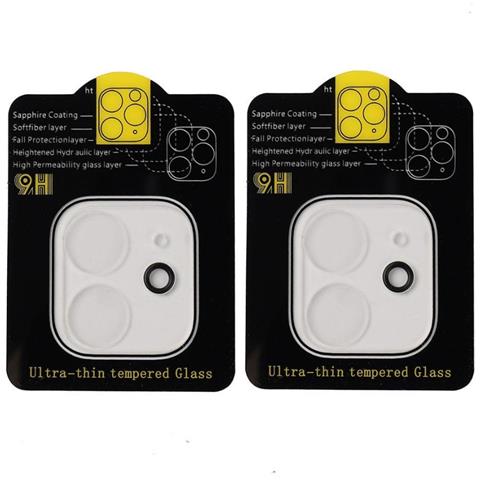 Protezione Lente Per Fotocamera Iphone 11 Vetro Temperato Confezione Da 2 - Foto 1