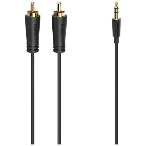 3.5mm Jack Plug To 2x Rca Plugs, Gold-plated, 3 Metre - Foto 2