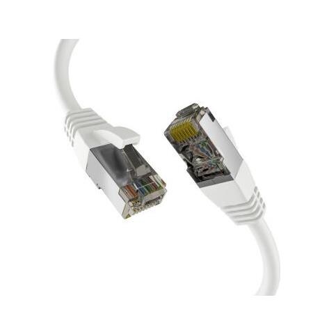 M-cab Ec020200311 Cavo Di Rete Bianco 0,5 M Cat8.1 S /ftp (s-stp) - Foto 1