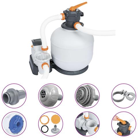 Pompa Con Filtro A Sabbia Flowclear 8327 L /h - Foto 1