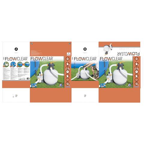 Pompa Con Filtro A Sabbia Flowclear 8327 L /h - Foto 7