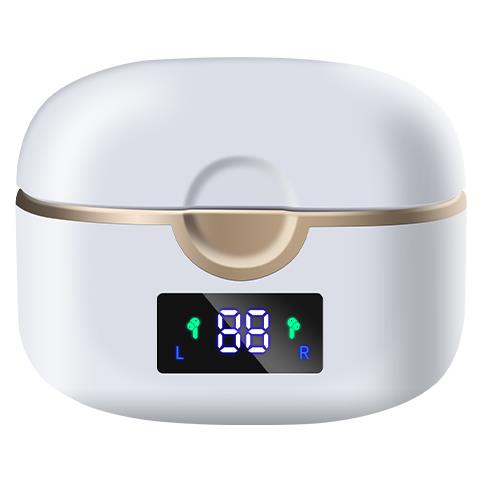 Cuffie Wireless Bluetooth 5.0 Con Doppi Altoparlanti Dinamici White - Foto 1