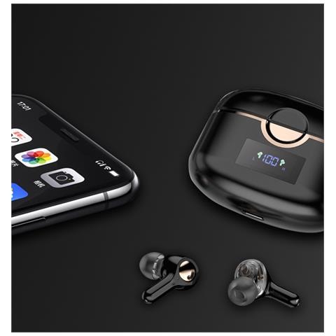 Cuffie Wireless Bluetooth 5.0 Con Doppi Altoparlanti Dinamici White - Foto 2