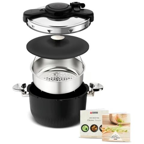 Pentola A Pressione In Acciaio Inox Nero Da 6 Litri - P4810700 - Foto 3