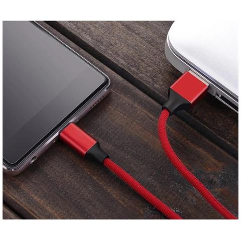 Cavo Usb-micro Usb Rosso 1,5 M Va0004 - Foto 3