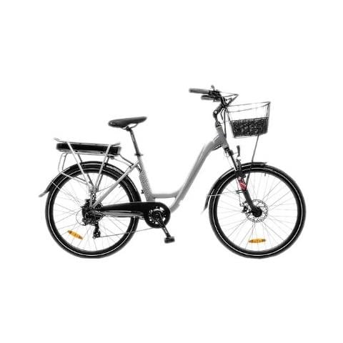 Bicicletta Elettrica Ypsilon Incanto Unisex con Ruote 26" Autonomia 40 Km Potenza 250 W Colore Grigio - Foto 1