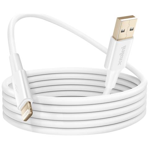 Cavo Usb A Lightning Carica E Sincronizzazione Rapida, Bianco - Foto 1