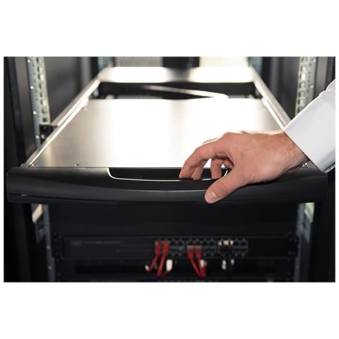 Console modulare con TFT da 19" (48,3 cm), 16 porte Cat. 5 KVM e touchpad, tastiera tedesca - Foto 9