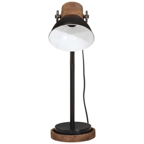 Lampada Da Scrivania 25 W Nera 18x18x60 Cm E27 - Foto 3