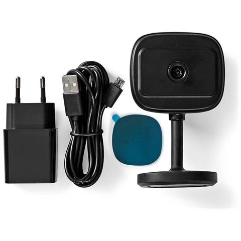 Telecamera Di Sorveglianza Domestica Intelligente Full Hd 1080p Visione Notturna, Nero - Foto 5
