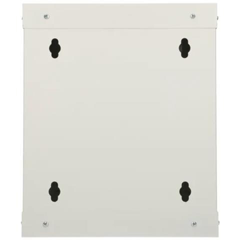 Extralink Armadio per montaggio su rack 6U 10"grigio a parete, Da parete, 6U, 60 kg, Lucchetti, Gestione dei cavi ottimizzata, Grigio - Foto 2