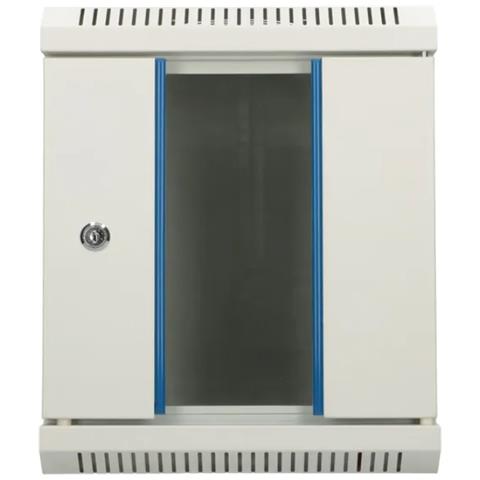 Extralink Armadio per montaggio su rack 6U 10"grigio a parete, Da parete, 6U, 60 kg, Lucchetti, Gestione dei cavi ottimizzata, Grigio - Foto 1