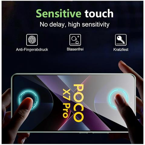Pellicola Protettiva In Vetro Temperato Anti-spia Trasparente Per Xiaomi Poco X5 Pro 5g - Foto 4