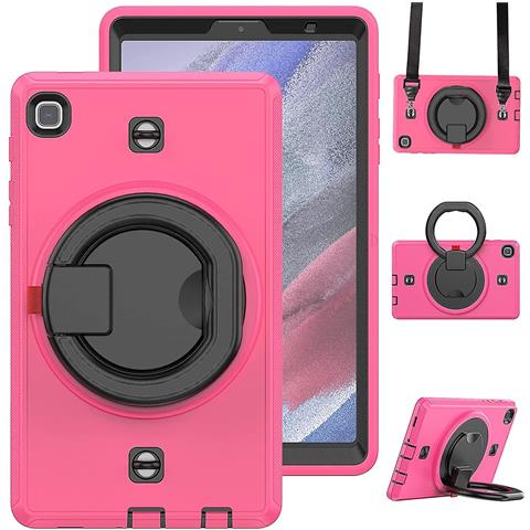 Custodia Per Samsung Galaxy Tab A7 10.4"" Con Supporto Girevole Rosa - Foto 2