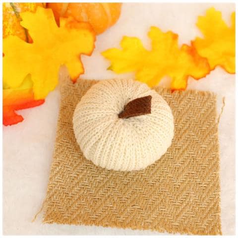 Set Di 6 Mini Ornamenti Di Zucca Lavorati A Maglia Per Decorazioni Autunnali E Del Ringraziamento - Foto 7