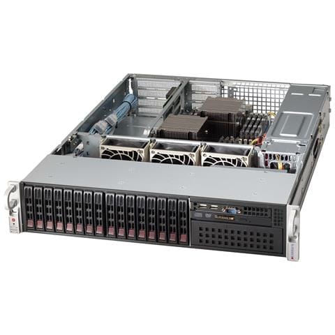 CSE-213BAC8-R1K23WB computer case Supporto Nero 1200 W - Foto 1