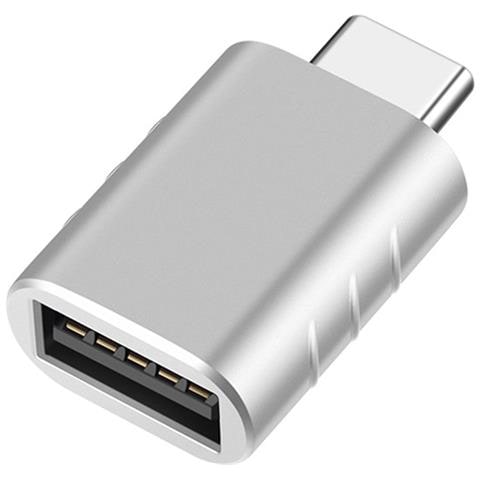 Adattatore Otg Da Type-c A Usb - Convertitore Ad Alta Velocità 10gbps Per Telefoni E Computer Silver - Foto 3