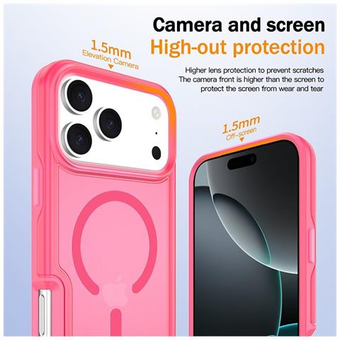 Custodia Magnetica Soft-touch Compatibile Con Iphone 17 Pro - Magsafe E Ricarica Wireless - Foto 2