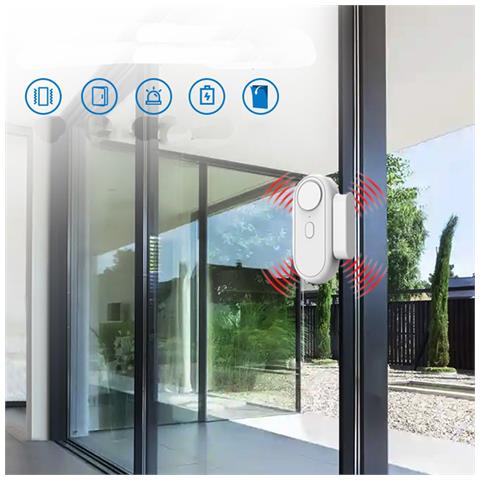 Allarme Vibrazione E Porta - Unità Autonoma: Sicurezza Avanzata Con Sensibilità Regolabile - Foto 5