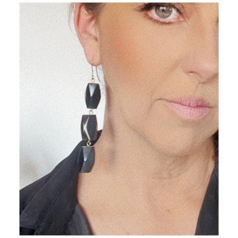 Lungo Pendente Hues Placcato Oro. - Foto 4