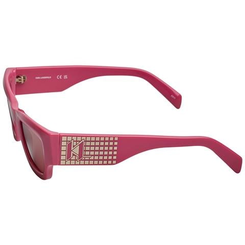 Occhiali Da Sole Rettangolari Avvolgenti Da Donna Kl6141s Con Montatura In Abs - Foto 2