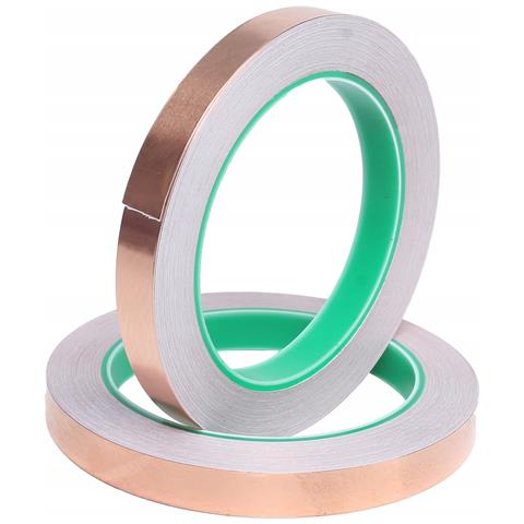 Nastro Di Rame 8mm X 20m - Adesivo Conduttivo Unilaterale | Spessore 0,05mm | Progetti Diy, Schermatura Emi, Barriera Per Lumache - Foto 2