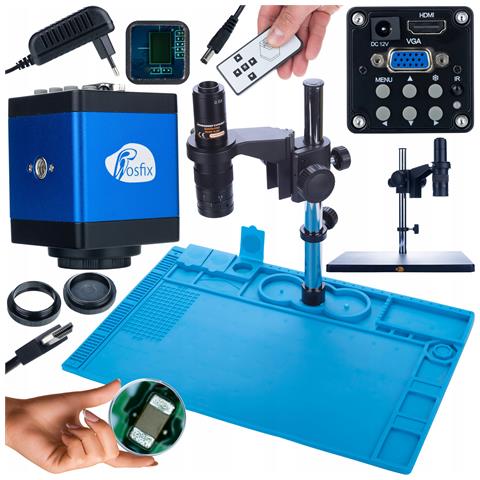 Mikroscopio Digitale Earth Pro Mcep-0.5x Con Camera Draco Blue Pro Kmdbp-hdmi-vga 2mp E Base In Silicone 480x320mm - Alta Qualità Immagine, Versatilità, Precisione - Foto 1