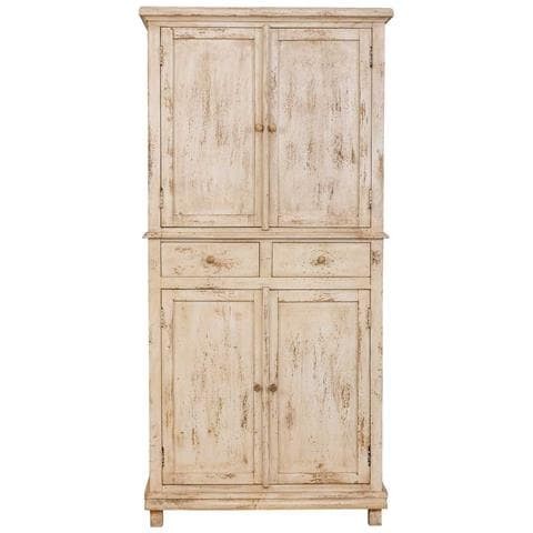 Armadio In Legno Beige Fatto A Mano 85x40x180h Cm - Foto 2