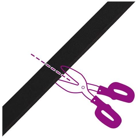 Nastro adesivo in schiuma 10 pcs Nero 20mm x 5m Schiuma CR - Foto 9
