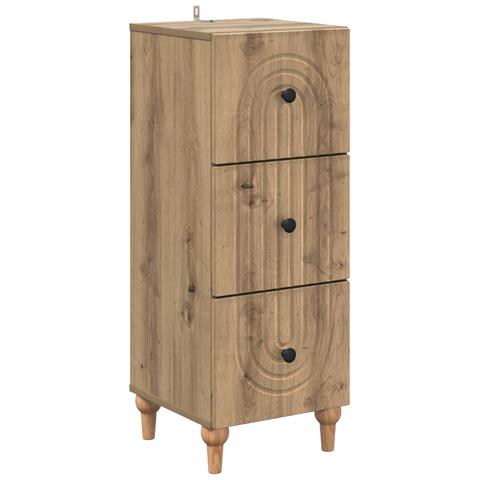 Mobile con Cassetti Rovere Artigianale 33 x 34,5 x 90 cm - Foto 1